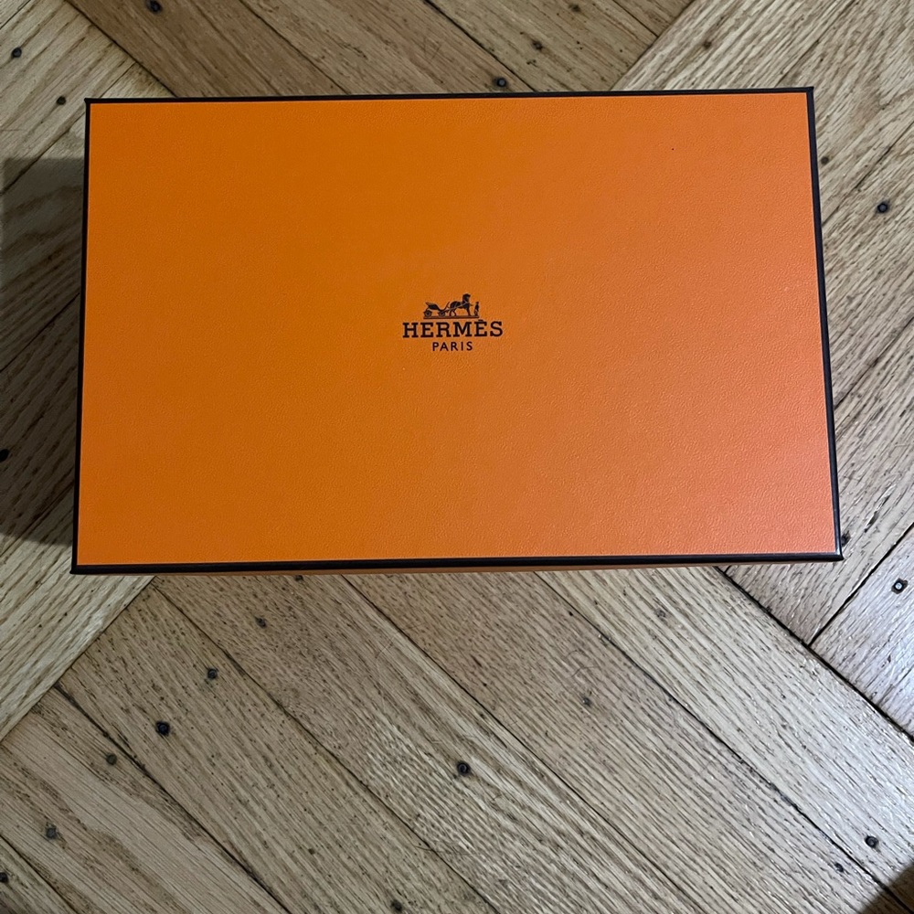Small empty Hermès box